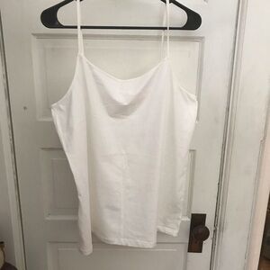 Basic Editions White Stretch Camisole-NWOT